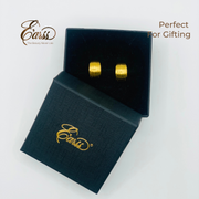 Hoop Line Gold Earring